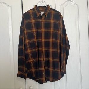 Men's Plaid Button-Up Shirt